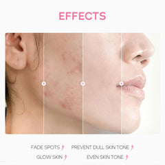 Omexry Orange Exfoliating Gel Scrub massaged in circular motions for effective exfoliation.