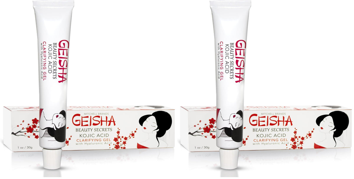 OMIC Geisha Kojic Acid Gel bottle front showing brightening formula