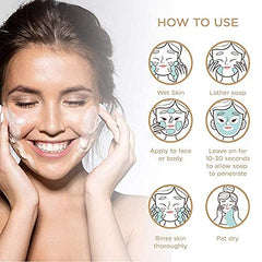 OMIC Lighten-Up armpits in shower for refreshed cleanse with AHA benefits