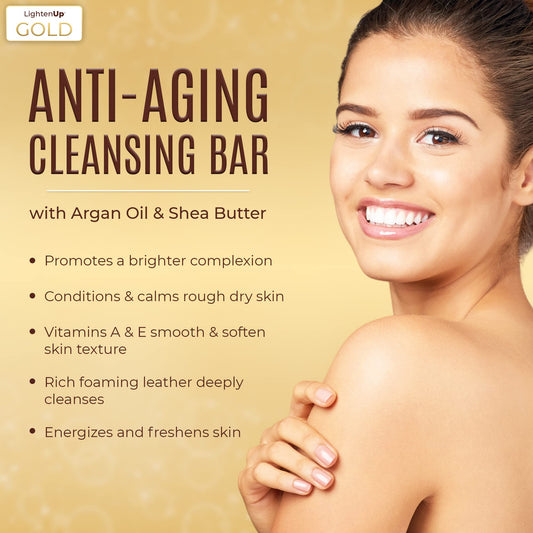 Close-up of OMIC Lighten-Up bar showing creamy lather-building action.