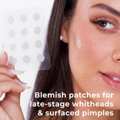 OMMA hydrocolloid patch adheres firmly to skin absorbing fluids for blemish care