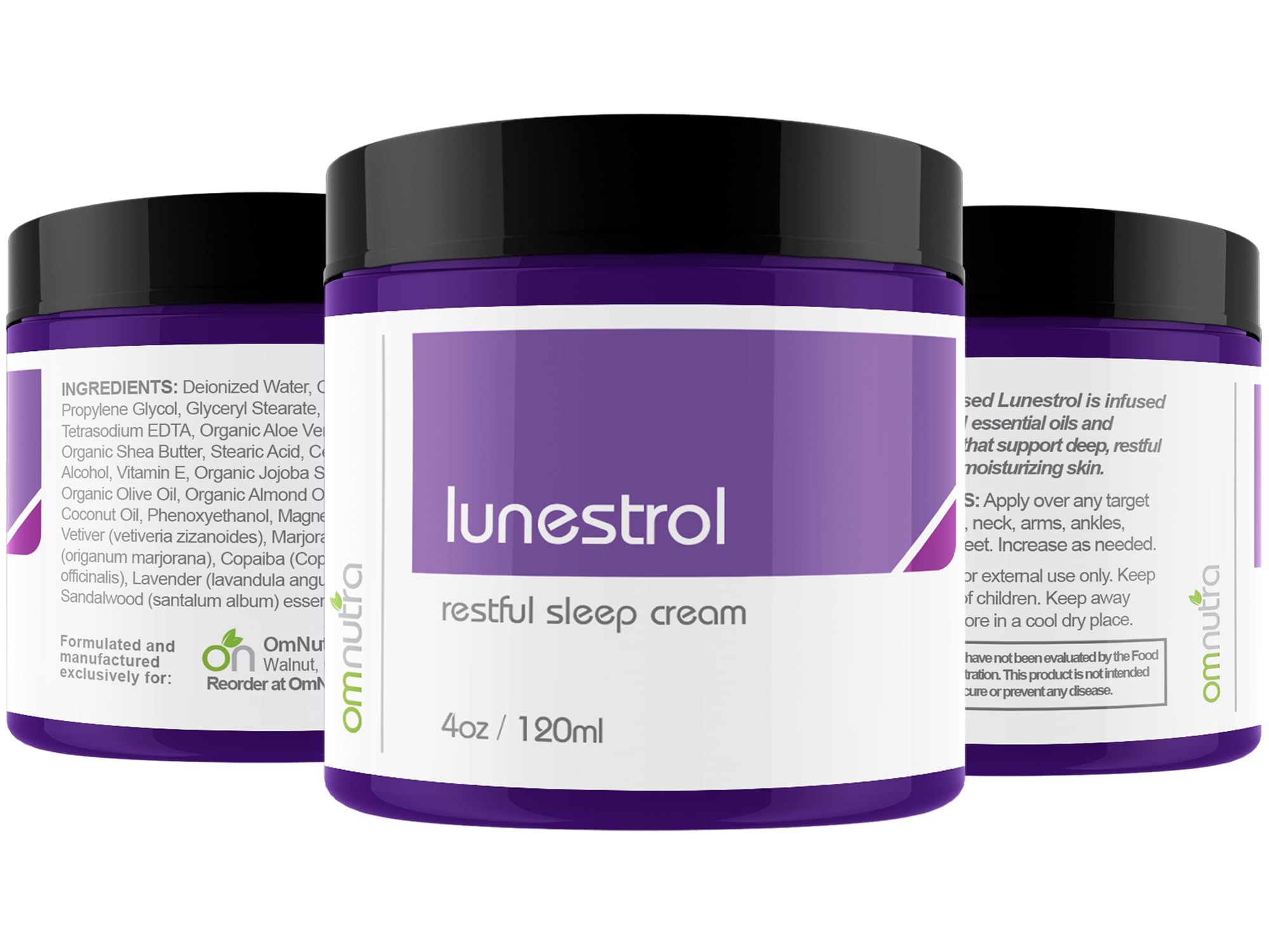 OmNutra night-time routine scene showing a relaxing, deep-rest possibility.