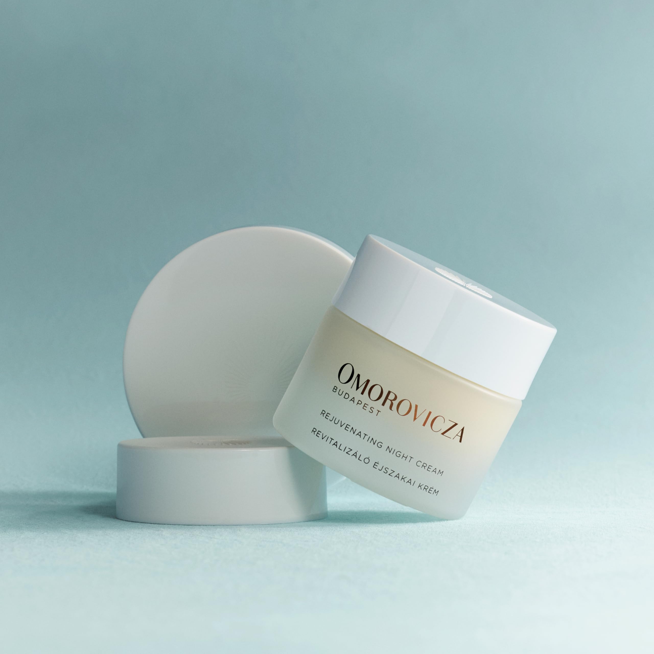 Hazelnut peptide ingredient on Omorovicza label suggesting nourishing support