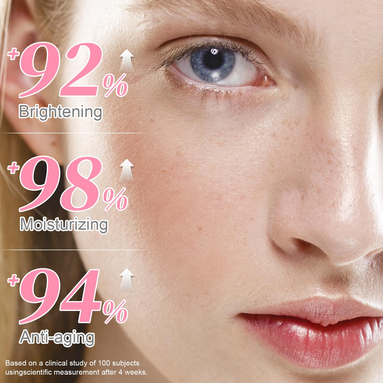 Omplen lightweight, hydrating serum texture suitable for delicate under-eye skin.