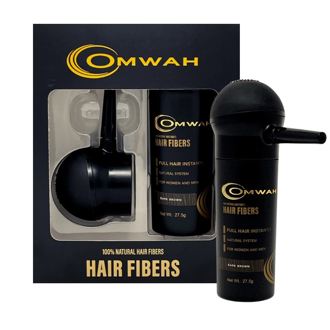 Applying fibers to thinning crown areas for instant fullness