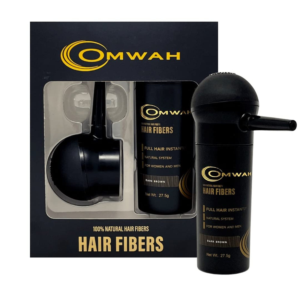 Applying fibers to thinning crown areas for instant fullness
