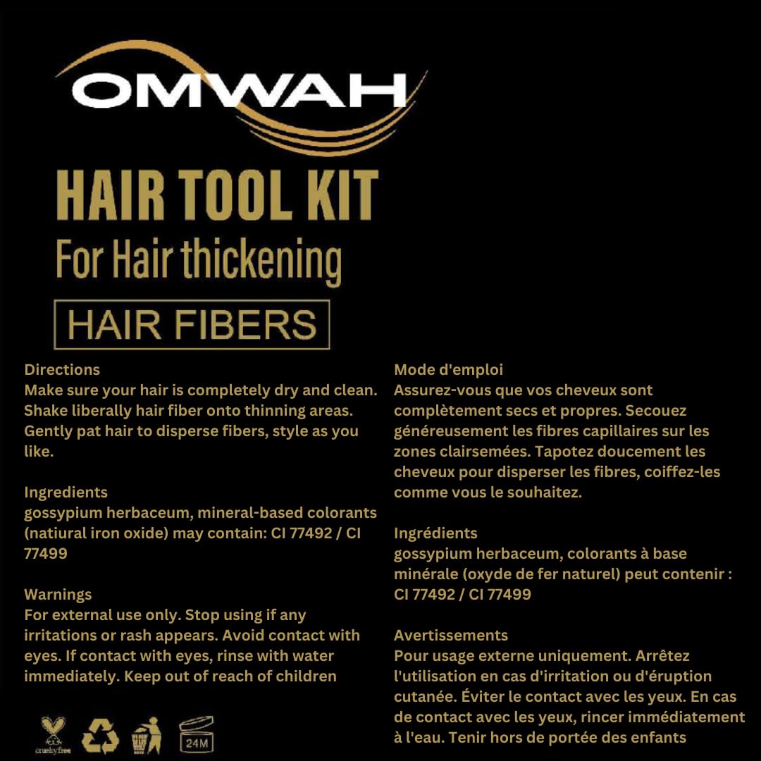 Travel-size OMWAH bottle with spray applicator for on-the-go use