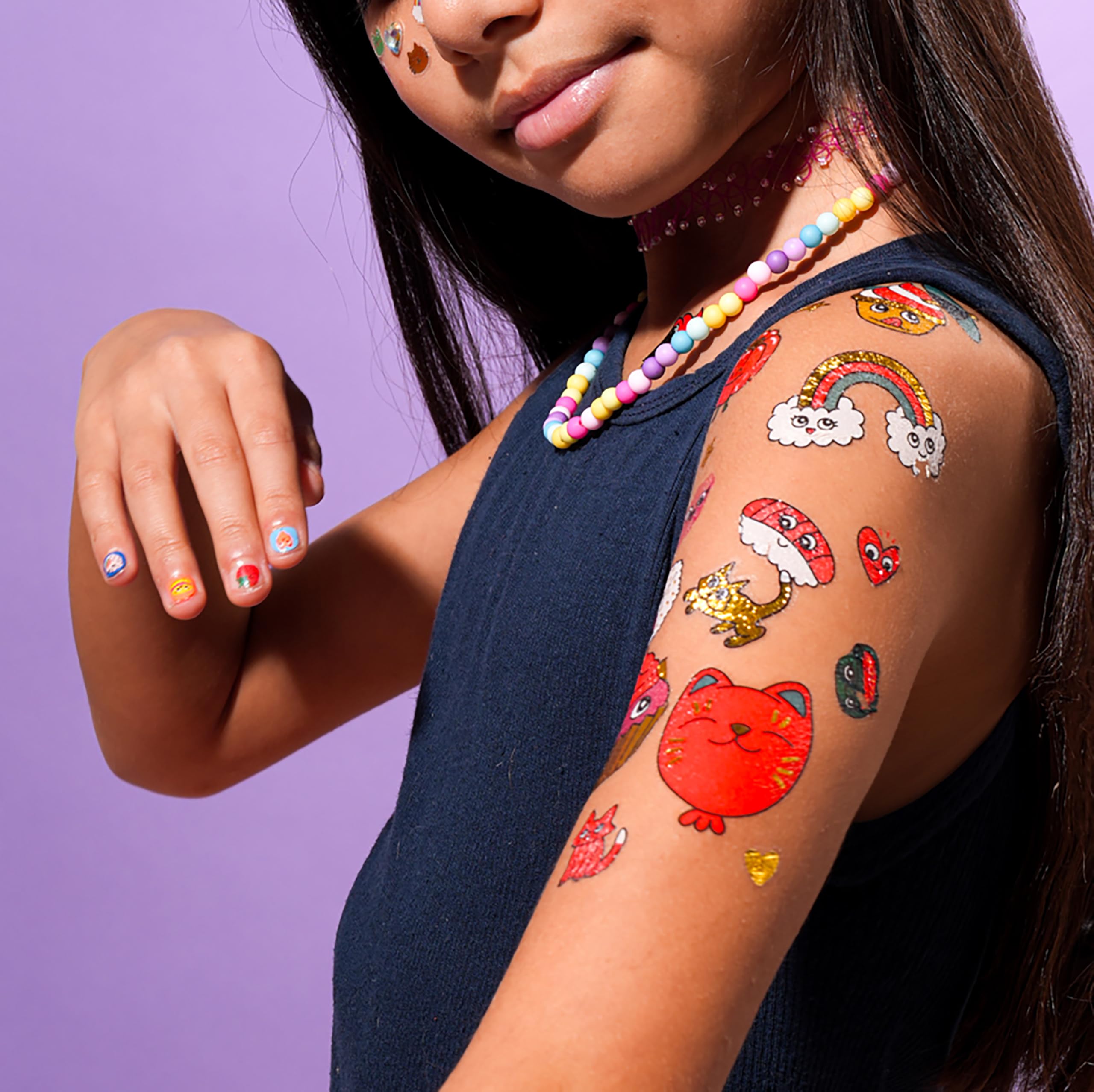 Omy Kawaii tattoos in gift-pack ideas for celebrations.