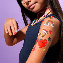 Omy Kawaii tattoos in gift-pack ideas for celebrations.