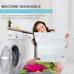 OMYSTYLE bath pillow surfaces are easy to clean and maintain after use.
