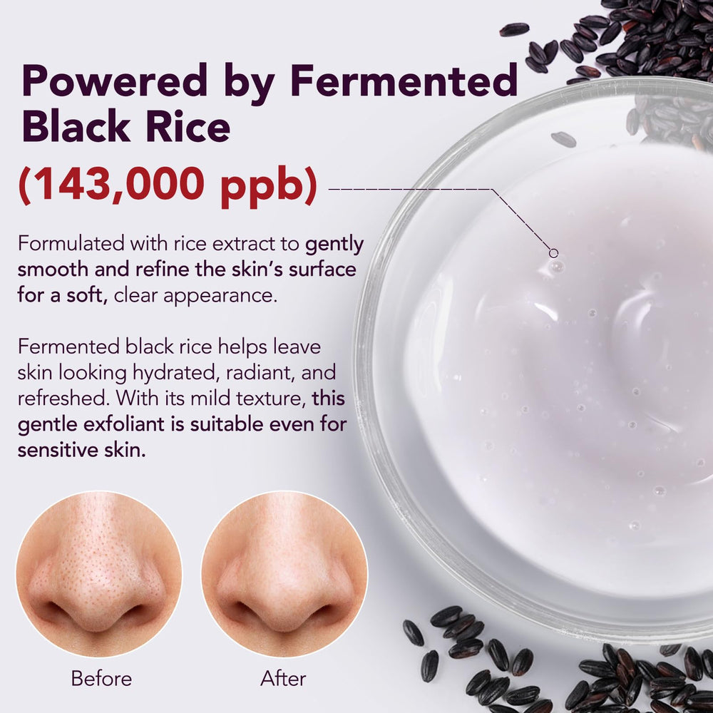 Black rice extract highlight inside OMZOK formula for nourishing skin