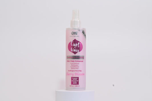 On Natural Curl-N-Wavy bottle front, compact 10 oz size for easy daily use.