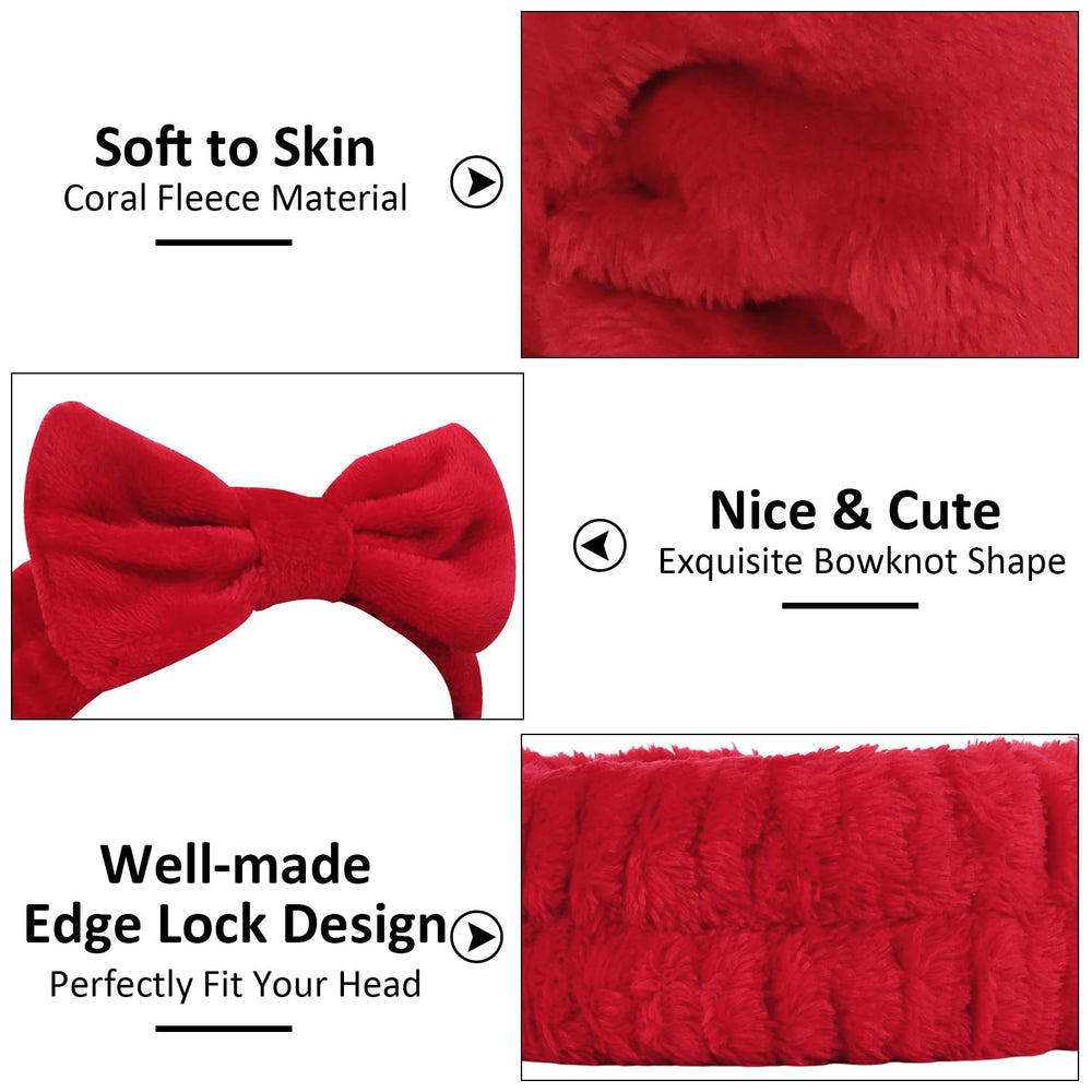 Ondder spa headband in white absorbs moisture while cleansing and toning.
