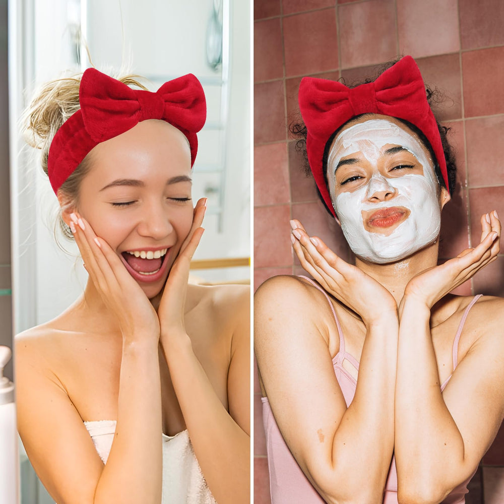 Ondder spa headband in yellow brightens your routine and keeps hair back.