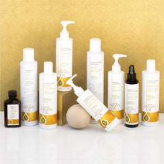 Hair shine after using One 'n Only Argan Oil Smoothing Styling Cream.