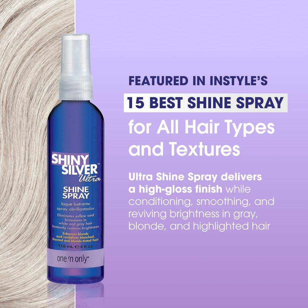 One 'N Only brass neutralizer for blonde hair adds cooler tones and glow.