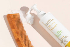 Label highlights sulfate and paraben free formula for safer care