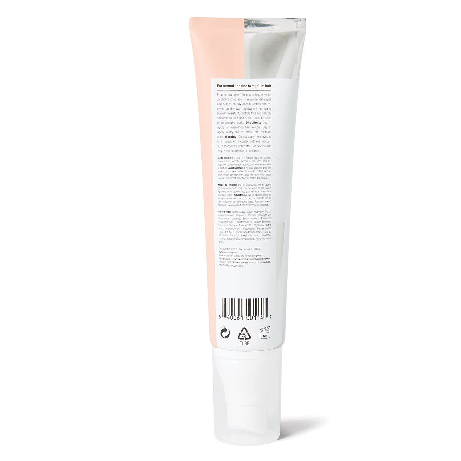 One 'N Only Zero Fuss Primer spray mist ready for daily styling