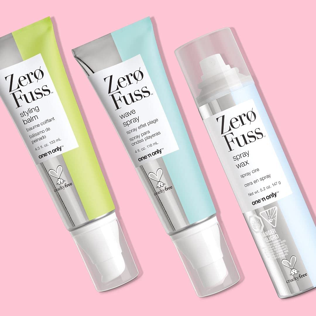 Hair-texture-ready image shows waves defined with this lightweight balm.