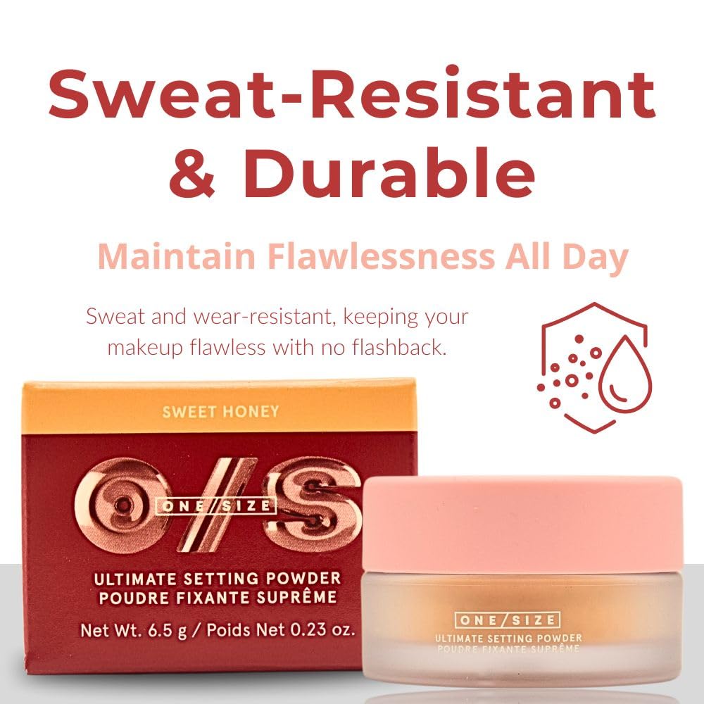 One/Size packaging highlights asbestos-free talc for safe skin.