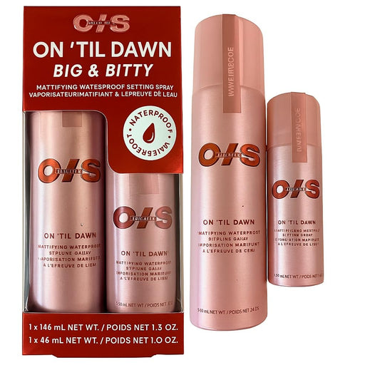 On ’Til Dawn Big & Bitty travel-size bottle for on-the-go touch-ups.