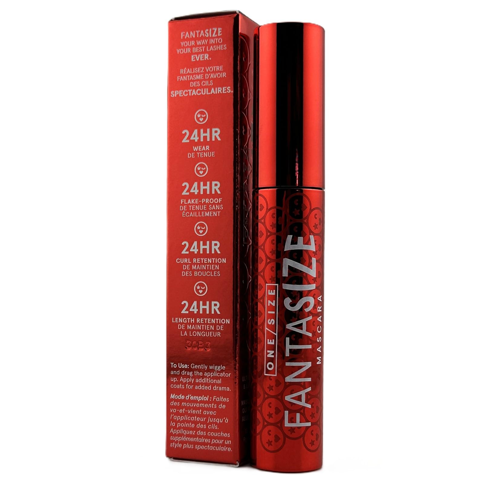 Close-up of Fantasize bristles for even, clump-free application