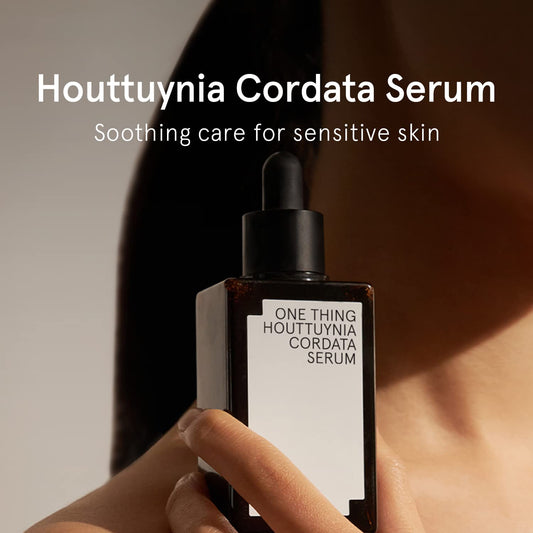 ONE THING Houttuynia Cordata Serum dropper ensures precise, lightweight application