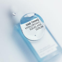 ONE THING Hyaluronic Squalane Serum delivers instant hydration for refreshed skin.