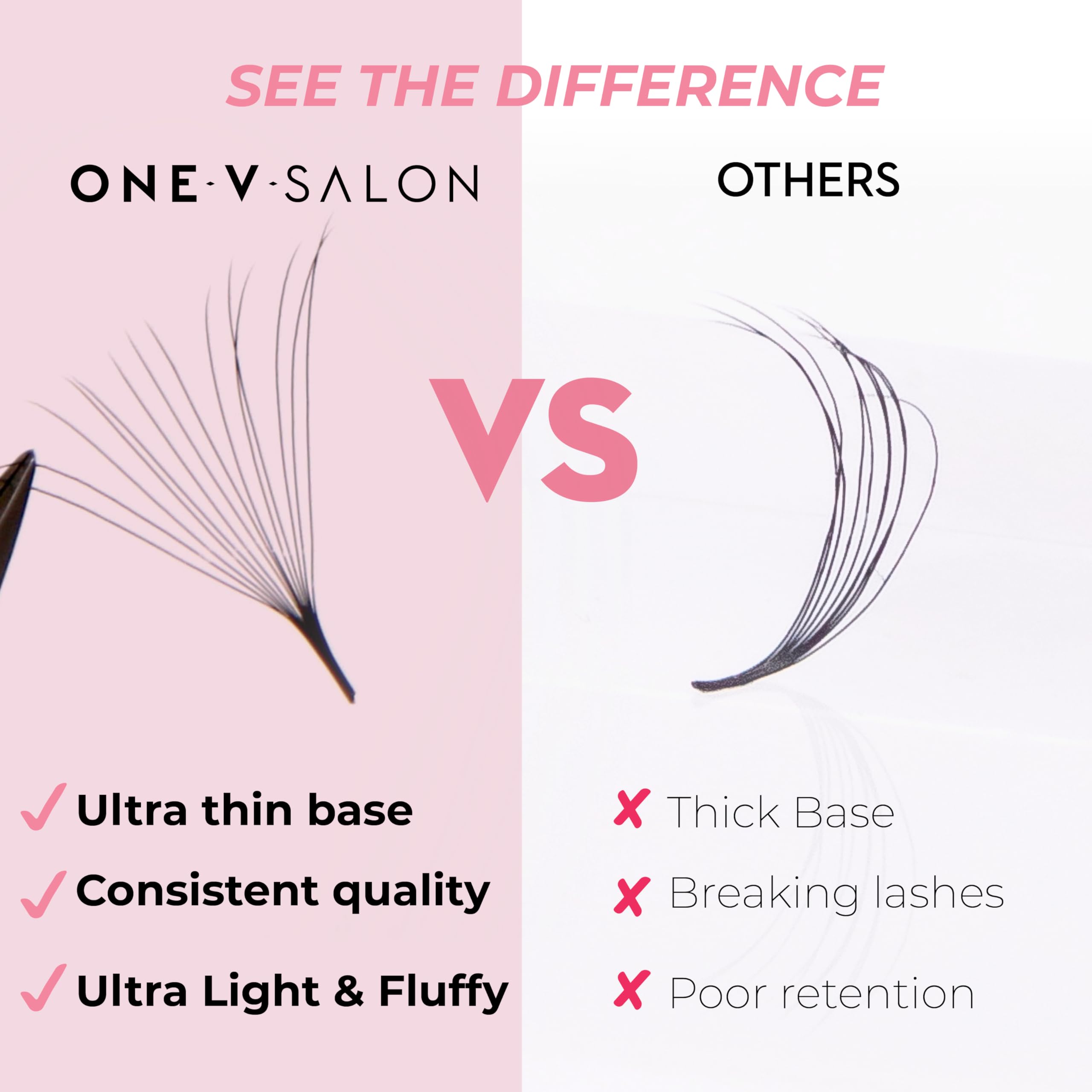 One V Salon Korean PBT fibers offer soft feel and durable wear.