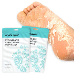 One's Own Foot Peel Mask packaging shown for at-home spa prep