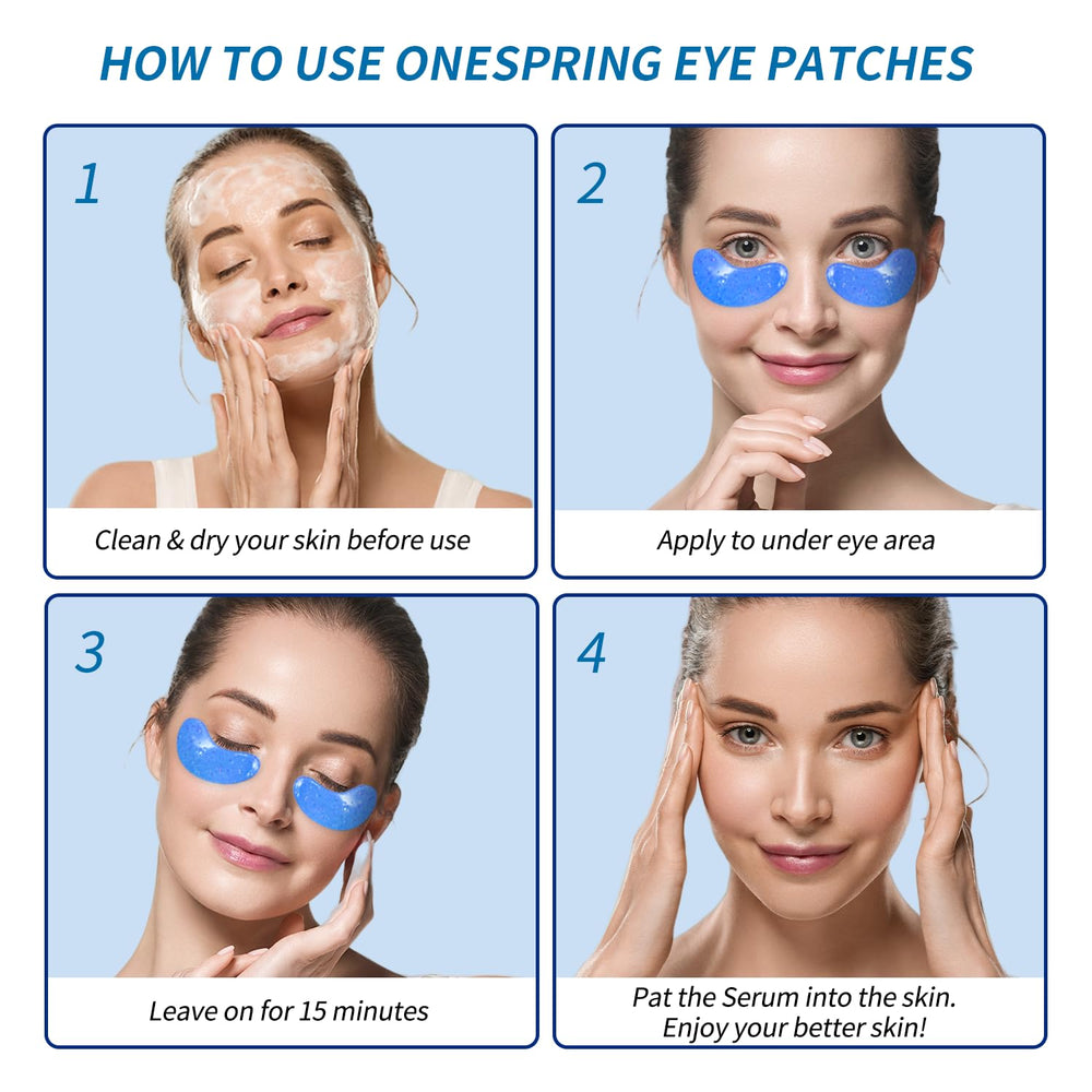 Onespring Eye Masks easy-to-use patches for quick 20-minute refresh.