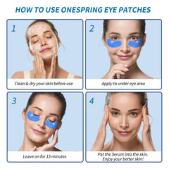 Onespring Eye Masks easy-to-use patches for quick 20-minute refresh.