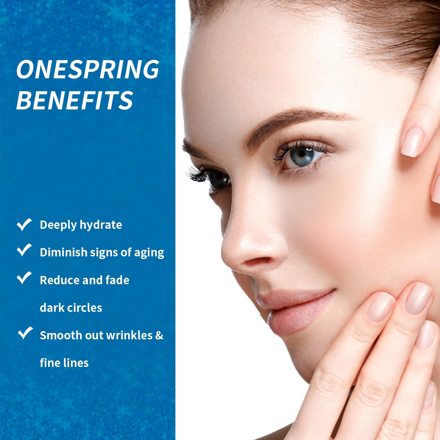 Onespring Eye Masks cooling gel delivers a soothing, refreshing sensation.