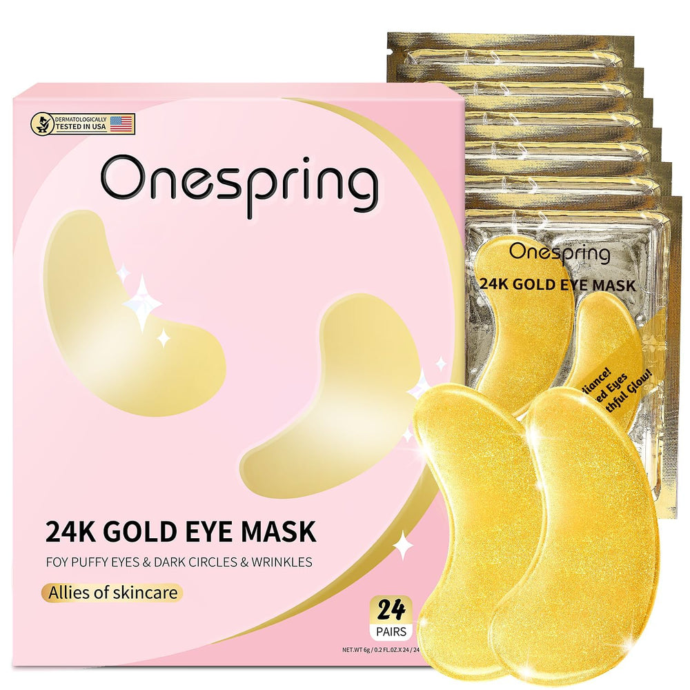 Onespring Under Eye Patches packaging presents a premium, gift-ready look for special occasions.