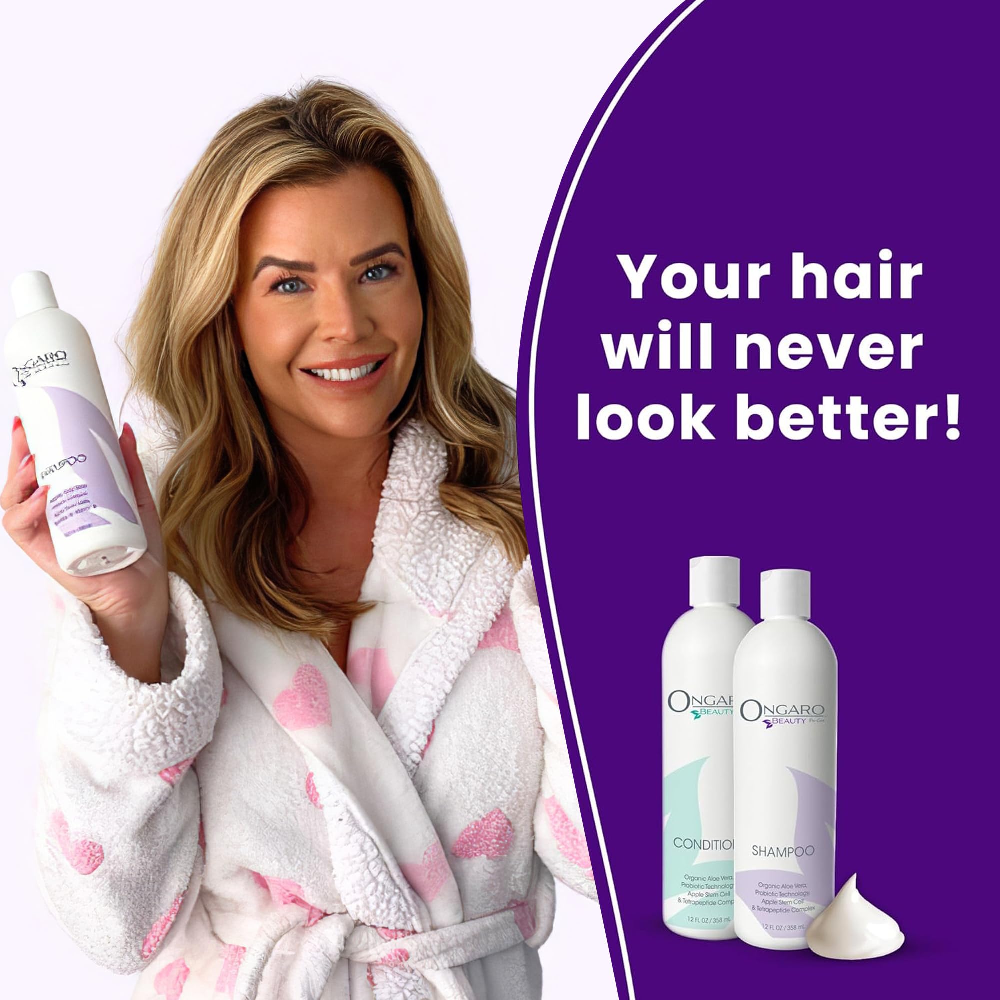 Ongaro Beauty packaging box featuring natural, cruelty-free hair care