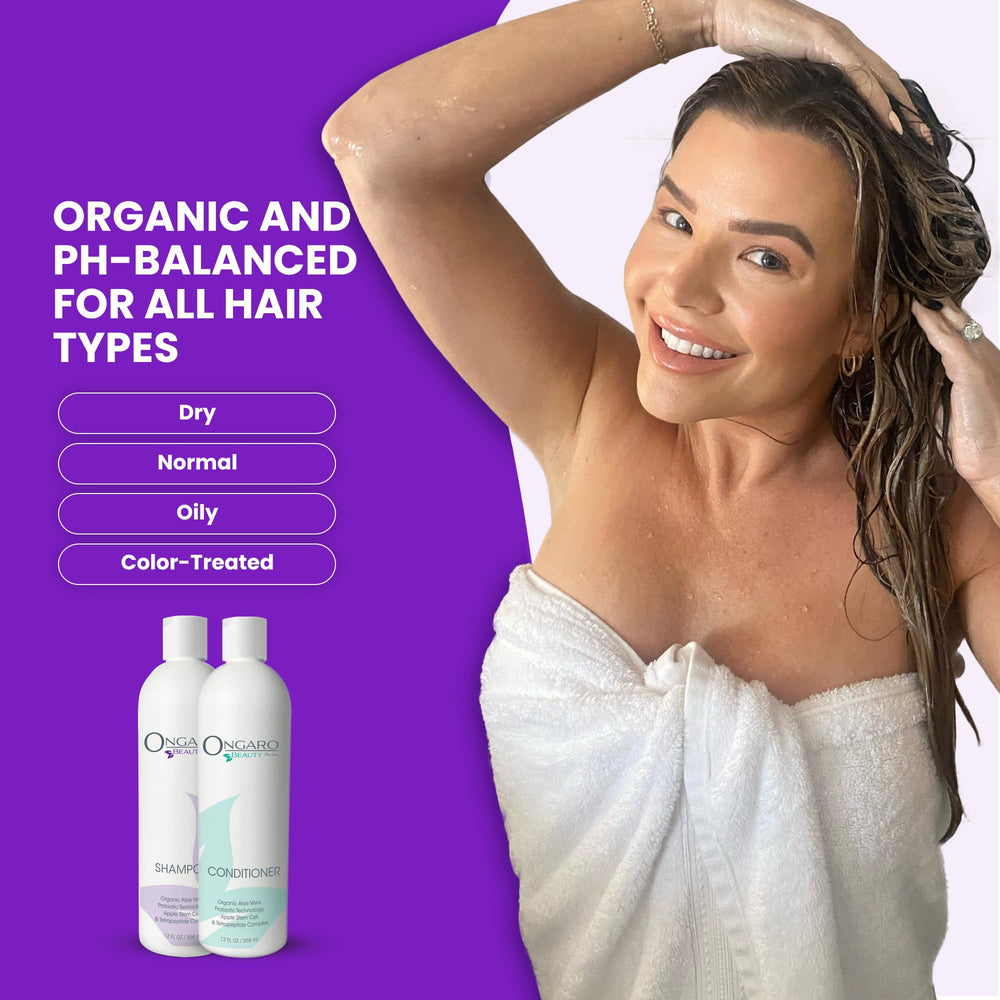 Ongaro Beauty probiotic extracts visual promoting scalp support and refreshed texture