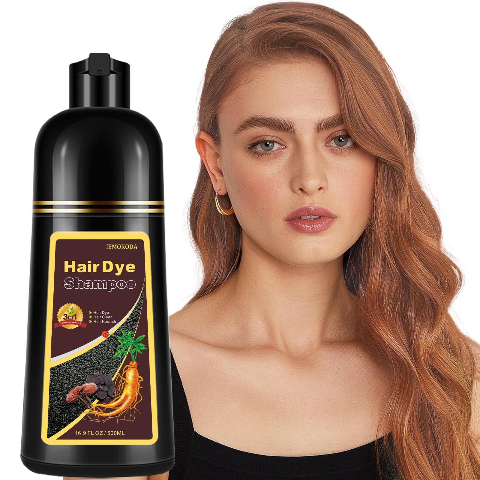 Onilyua hair dye shampoo bottle for easy at-home color application