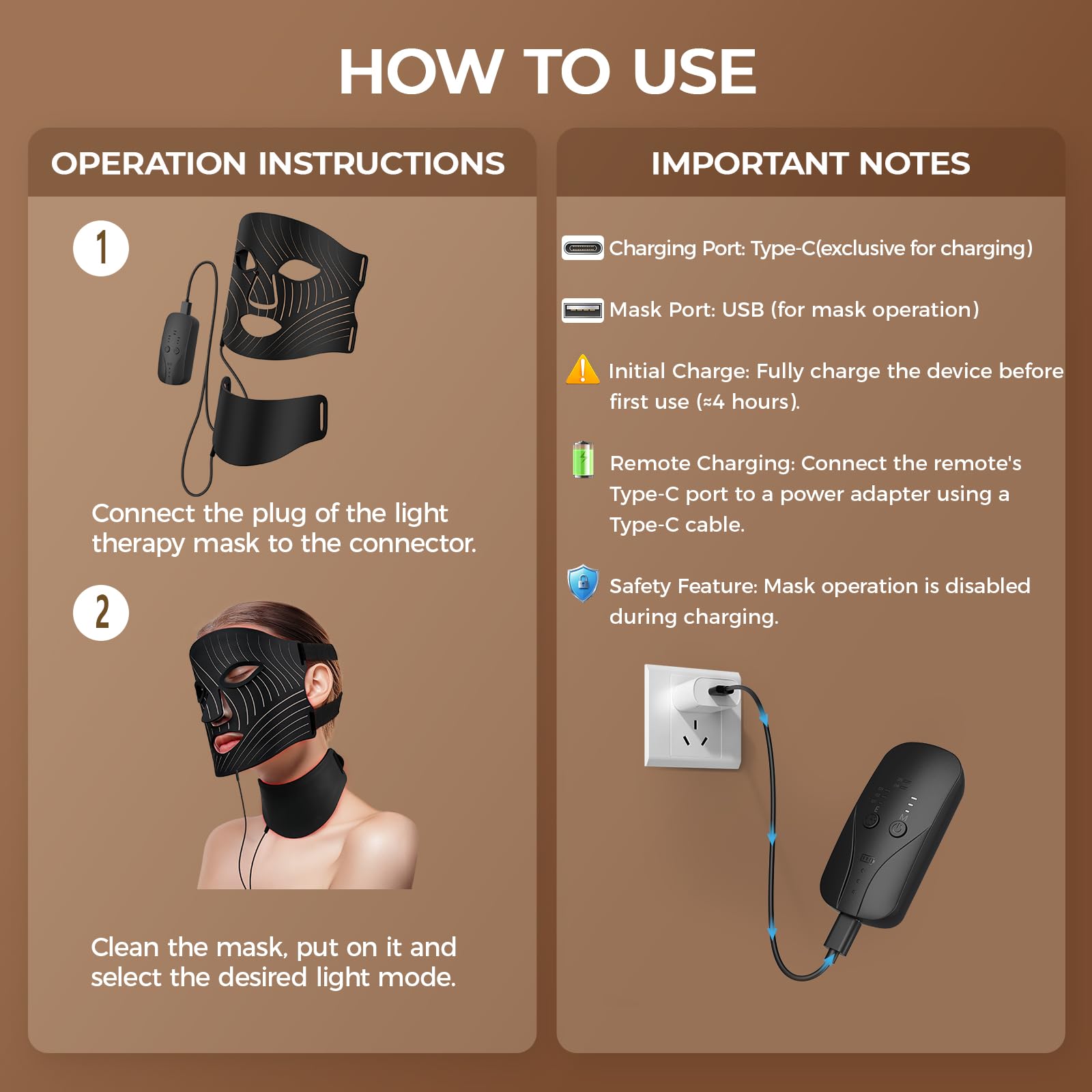 ONLUKY adjustable straps ensuring a secure fit during use.