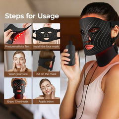ONLUKY soft silicone face mask for comfortable wear.