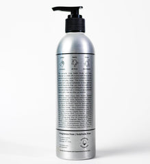 OnlyBalds Exfoliating Scalp Cleanser bottle back showing ingredients and fragrance-free formula