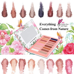 ONLYBETTER vegan nude palette travel-friendly packaging protects shadows.