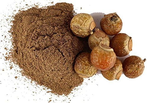 OnMexa Reetha pods closeup—eco-friendly soap nuts for gentle cleansing.