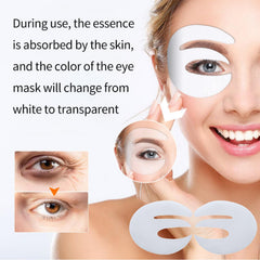 ONMYLOVIN E-shape design illustrates precise coverage around the eyes