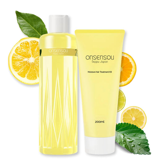 ONSENSOU curly hair shampoo bottle shows premium design for daily cleansing and frizz control