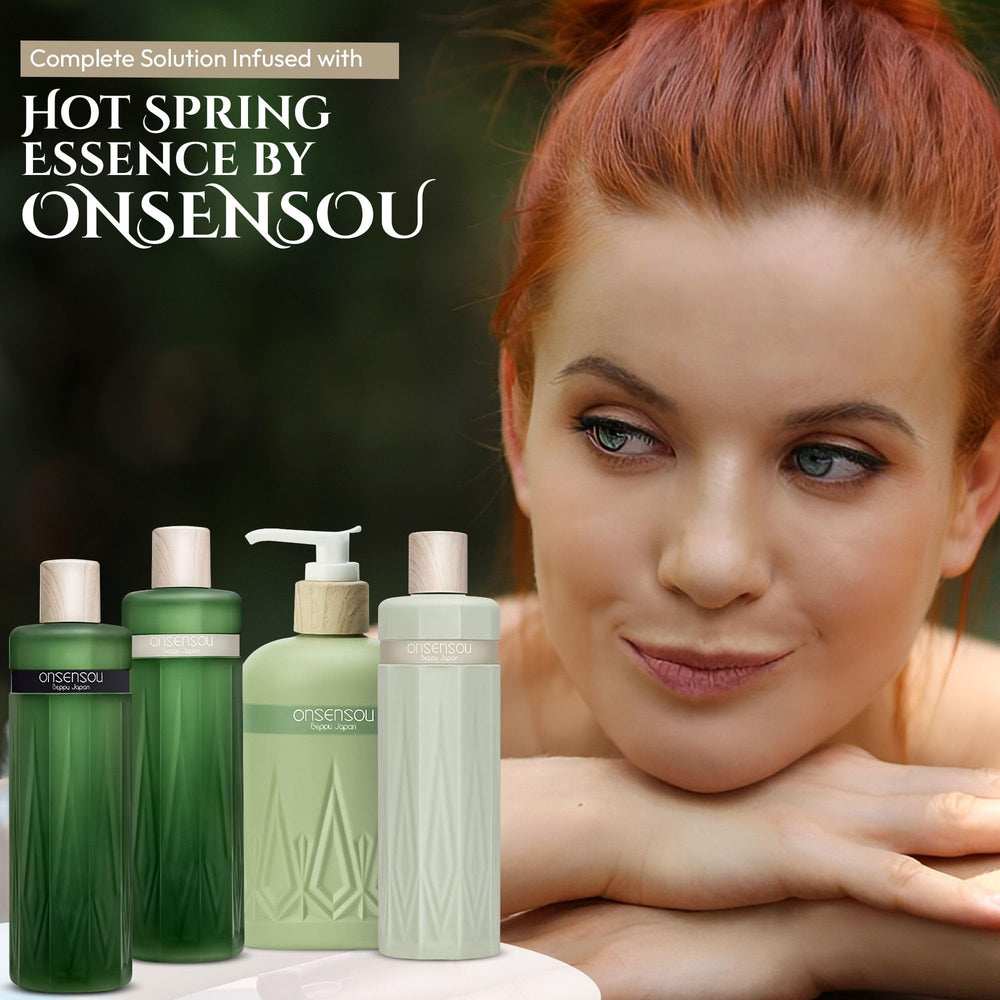 ONSENSOU organic extracts label highlighting natural ingredients.