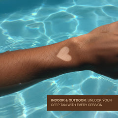 Texture detail of Onyx La Playa dry oil for bronzing
