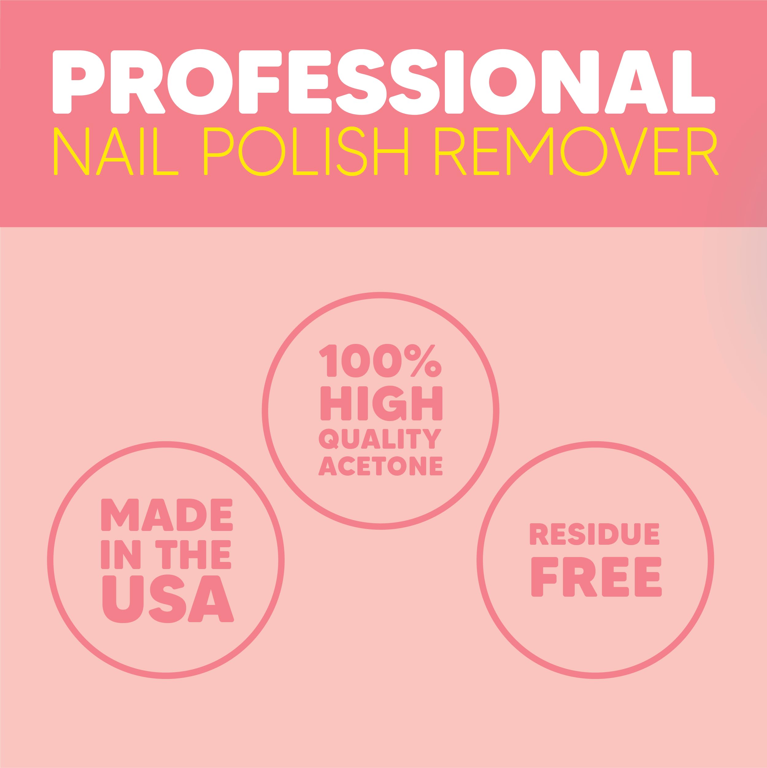 Vitamin E and grape seed oil nourish nails during removal