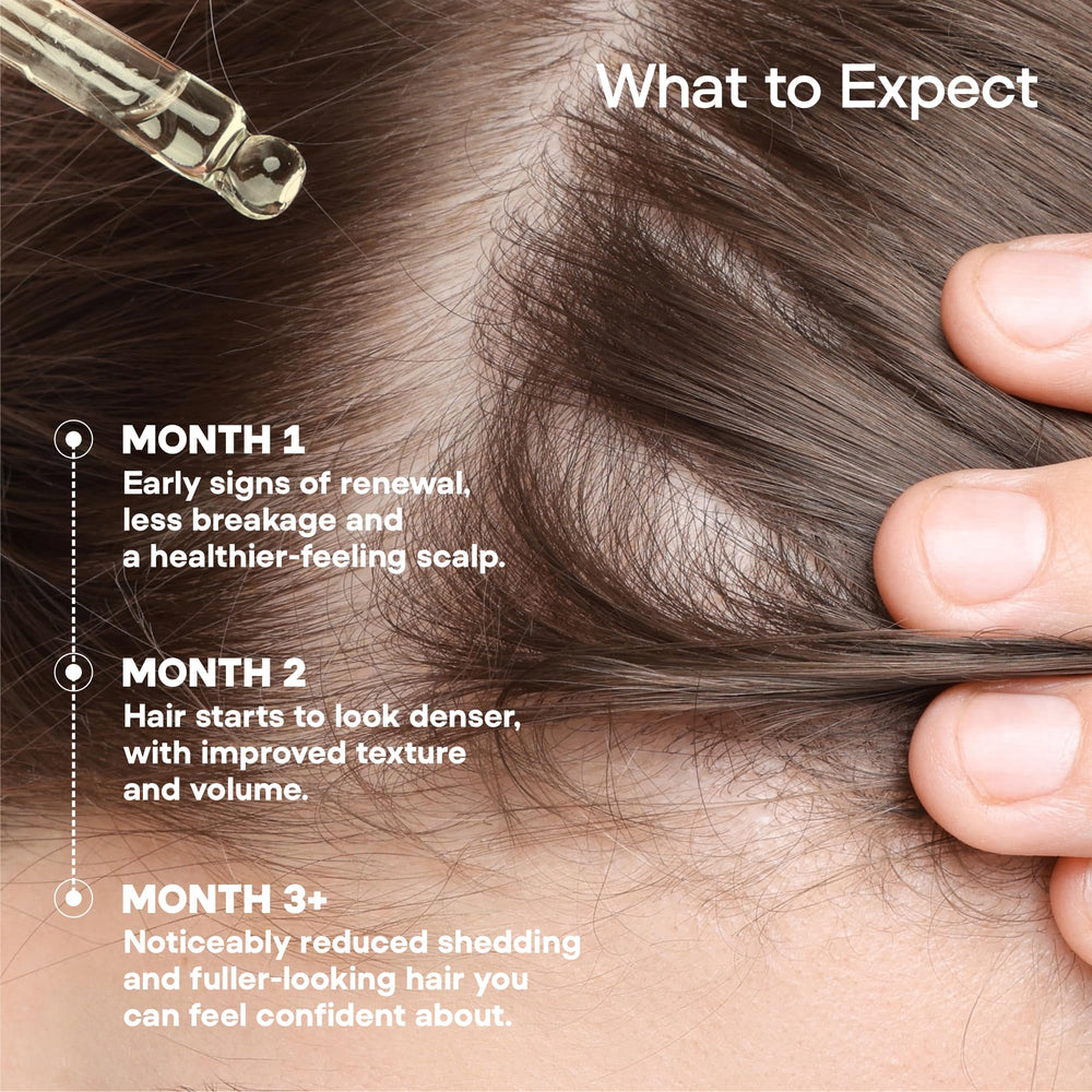 ONYX ProGro LactoPherma application point demonstrates targeted scalp coverage for even distribution.