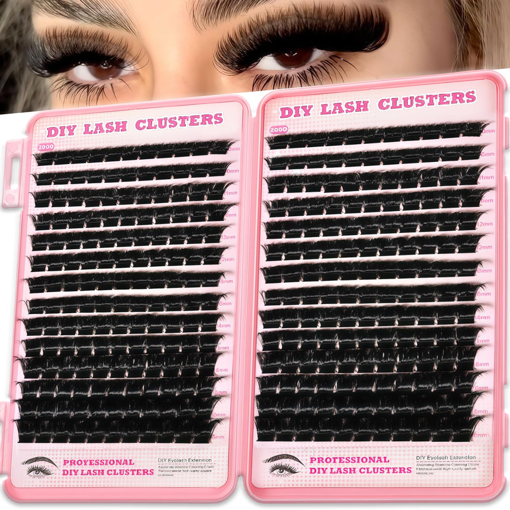 OOPPOO Manga Lash Clusters dense coverage for a fuller look.