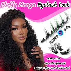 OOPPOO Manga Lash Clusters easy apply for beginners and quick lash upgrades.